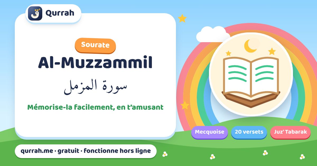 Une façon ludique de mémoriser la sourate Al-Muzzammil — Qurrah